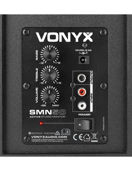 Vonyx SMN50B Monitor Estudio Activo 5" Pareja 178970 - 6