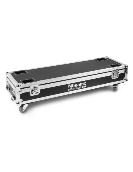 Beamz FCC14 Flightcase para 4x BBB243 con cargador 