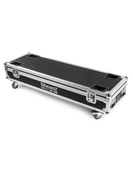 Beamz FCC14 Flightcase para 4x BBB243 con cargador 