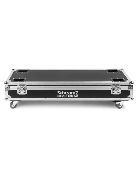 Beamz FCC14 Flightcase para 4x BBB243 con cargador 