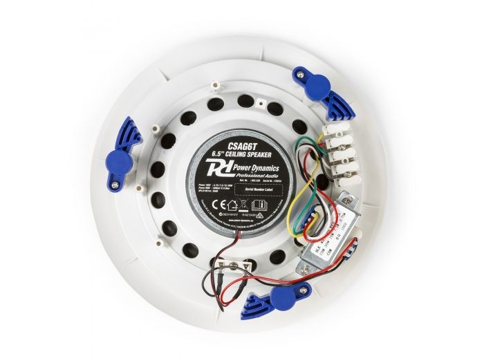 Power Dynamics CSAG6T Altavoz de techo 100V 6.5” Alu 952520