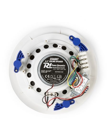 Power Dynamics CSAG6T Altavoz de techo 100V 6.5” Alu 952520