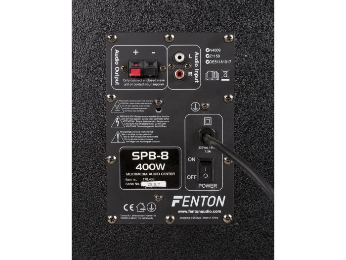 Fenton SPB-8 Conjunto altavoves PA Activos 8" BT 178438 - 7