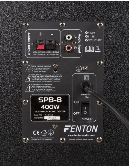 Fenton SPB-8 Conjunto altavoves PA Activos 8" BT 178438 - 7
