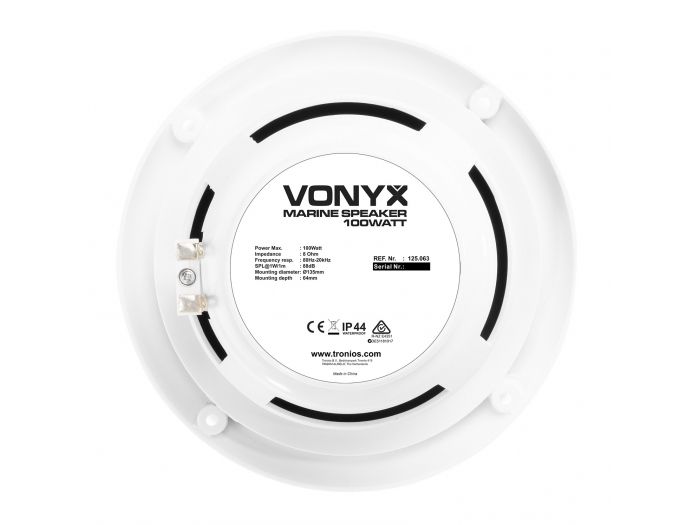 Vonyx MSV65 Juego de altavoces marinos de 6.5 " 125063 - 9