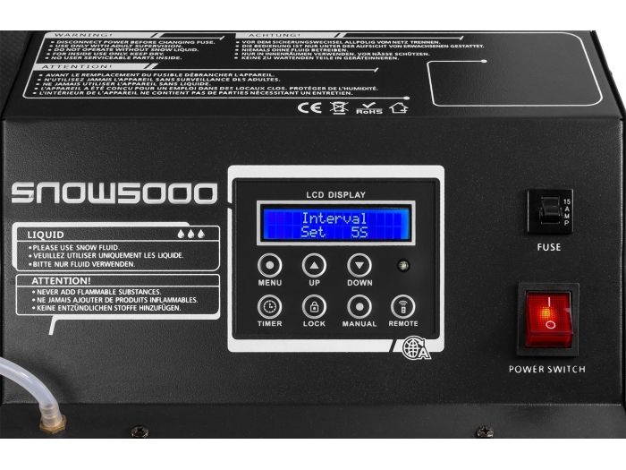 beamZ Pro SNOW5000 Maquina de nieve de alto volumen 160756 - 8