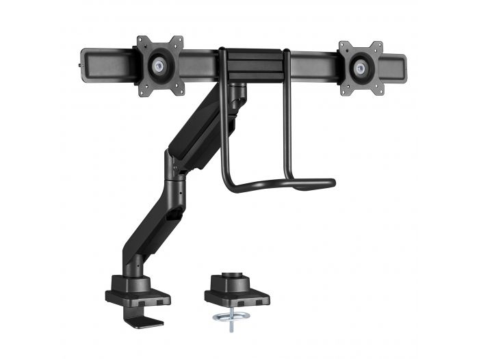 Audizio MAD20F Brazo para dos monitores con asa 17-32" 129161 - 2