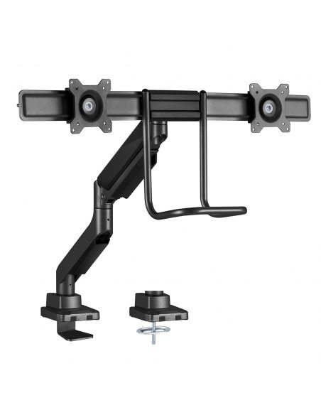 Audizio MAD20F Brazo para dos monitores con asa 17-32" 129161 - 2