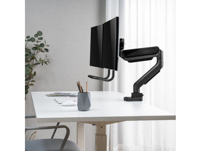Audizio MAD20F Brazo para dos monitores con asa 17-32" 129161 - 3