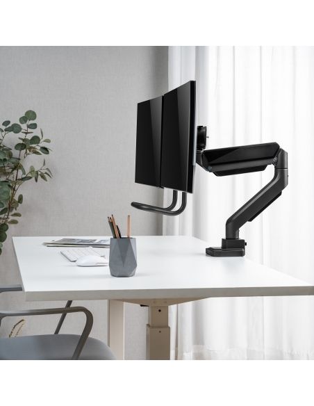 Audizio MAD20F Brazo para dos monitores con asa 17-32" 129161 - 3