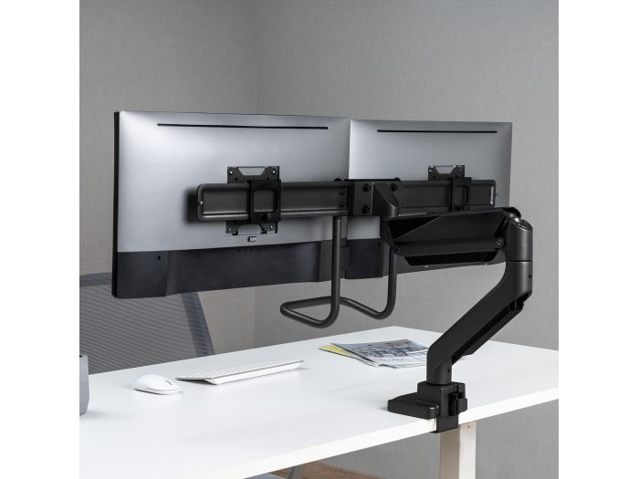 Audizio MAD20F Brazo para dos monitores con asa 17-32" 129161 - 4