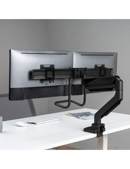 Audizio MAD20F Brazo para dos monitores con asa 17-32" 129161 - 4