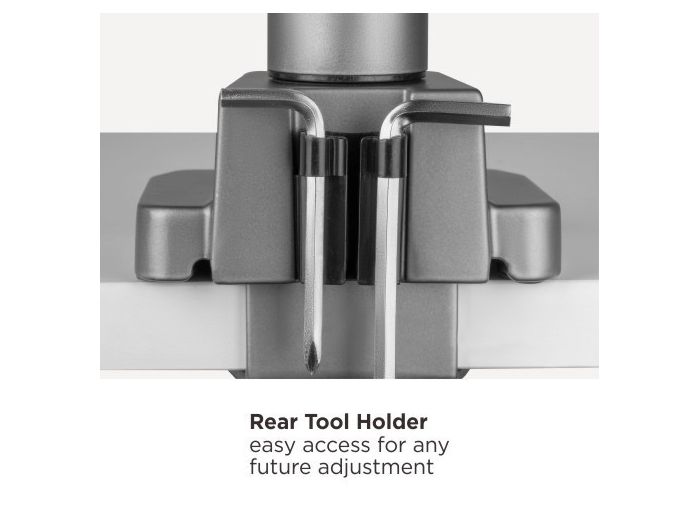 Audizio MAD20F Brazo para dos monitores con asa 17-32" 129161 - 6