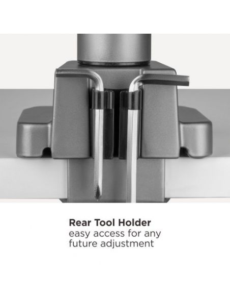 Audizio MAD20F Brazo para dos monitores con asa 17-32" 129161 - 6