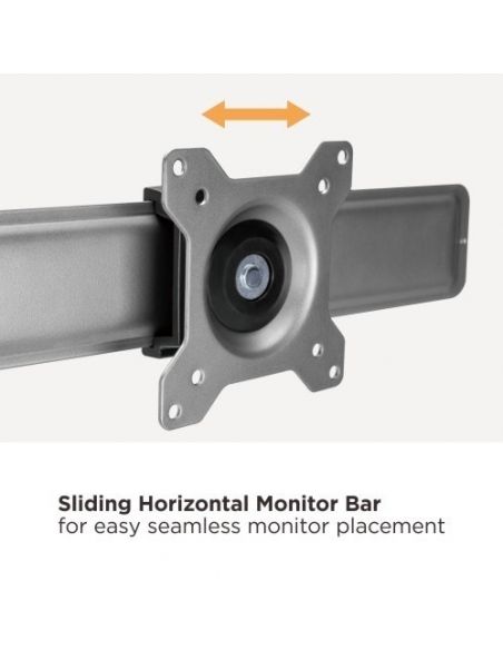 Audizio MAD20F Brazo para dos monitores con asa 17-32" 129161 - 8