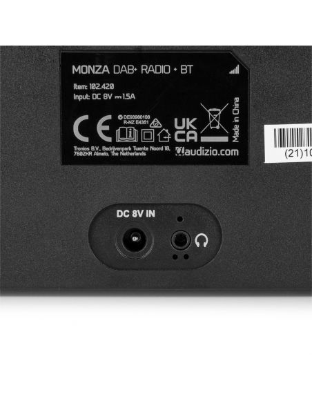 Audizio Monza DAB+ Radio estéreo Negra 102420 - 5
