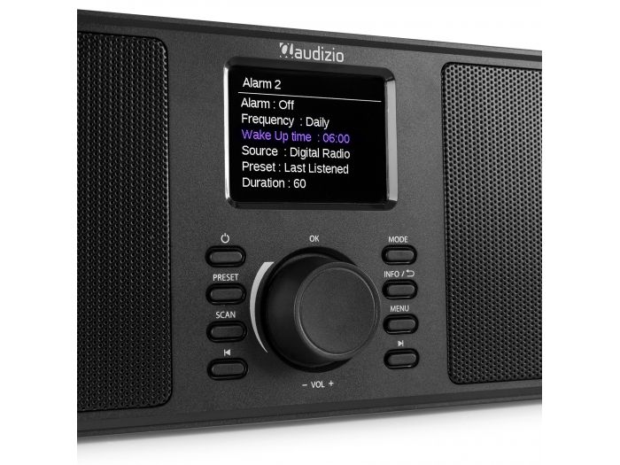 Audizio Monza DAB+ Radio estéreo Negra 102420 - 6