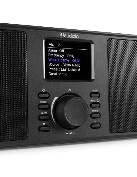 Audizio Monza DAB+ Radio estéreo Negra 102420 - 6