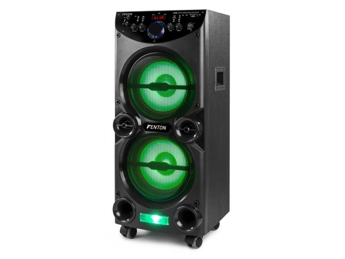 Fenton LIVE2104 Karaoke Station sobre ruedas 2x 10” 178425 - 3