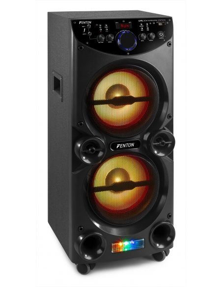 Fenton LIVE2104 Karaoke Station sobre ruedas 2x 10” 178425 - 4