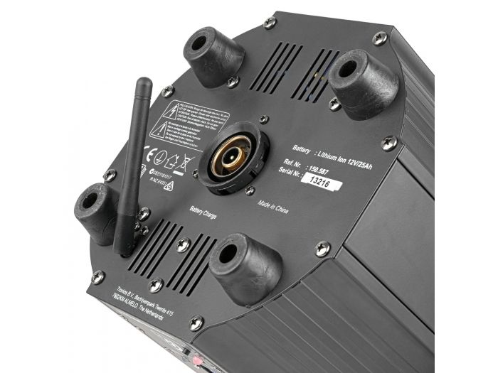 Beamz BBP60 Conjunto Focos, 6pcs en Flightcase con cargador 