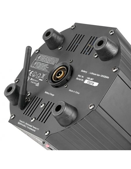 Beamz BBP60 Conjunto Focos, 6pcs en Flightcase con cargador 