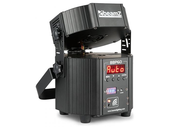 Beamz BBP60 Conjunto Focos, 6pcs en Flightcase con cargador 