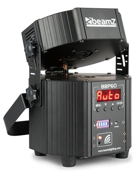 Beamz BBP60 Conjunto Focos, 6pcs en Flightcase con cargador 