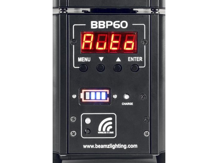 Beamz BBP60 Conjunto Focos, 6pcs en Flightcase con cargador 