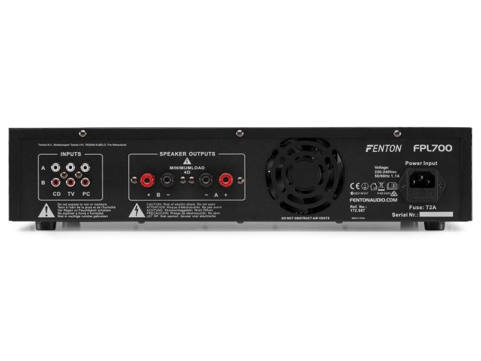 Fenton FPL700 Amplificador Digital LED azules + EQ 172087 - 5