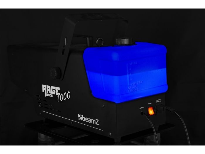 Beamz Rage 1000 Maquina de nieve con mando a distancia 