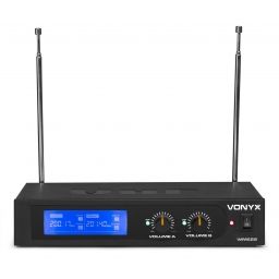 Vonyx WM522 Micro VHF 2CH HH Display | Mas Que Sonido 2