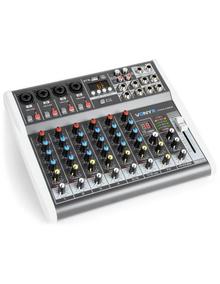 Vonyx VMM-K802 Mezclador de directo 8 canales con DSP 172590