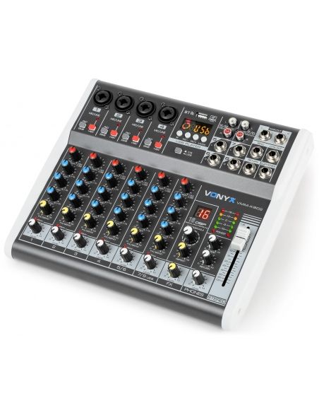 Vonyx VMM-K802 Mezclador de directo 8 canales con DSP 172590