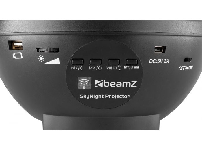 beamZ Proyector SkyNight con estrellas Rojas y Verdes 153210