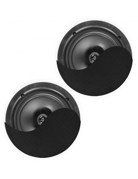 Power Dynamics NCBT8B Conjunto altavoces de techo de bajo perfil amplificados BT 8" Negro 952636