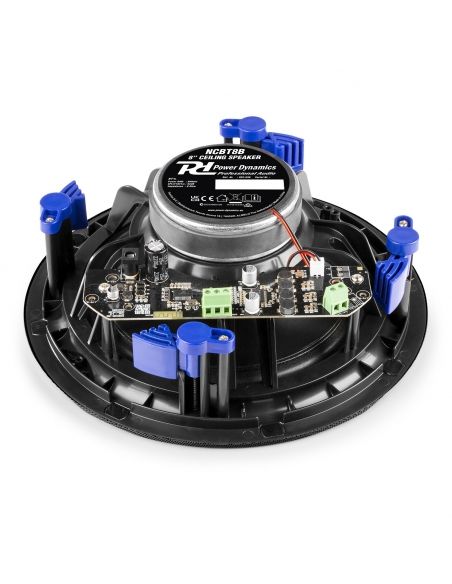 Power Dynamics NCBT8B Conjunto altavoces de techo de bajo perfil amplificados BT 8" Negro 952636