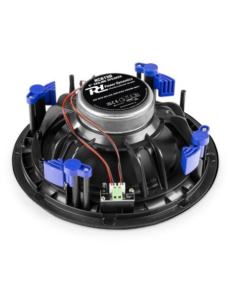 Power Dynamics NCBT8B Conjunto altavoces de techo de bajo perfil amplificados BT 8" Negro 952636