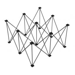 Power Dynamics Spider D750 Patas elevadoras 100 x 100cm Negro 60cm 182252 - 1