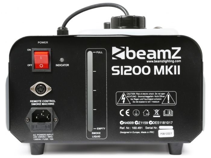 Beamz S1200 MKII Maquina de humo