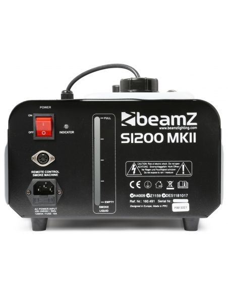 Beamz S1200 MKII Maquina de humo