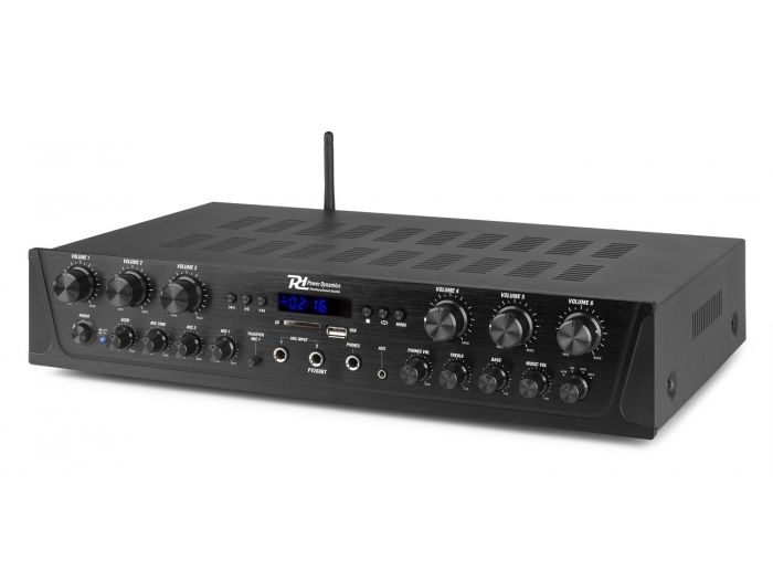 Power Dynamics PV260BT Amplificador de audio de 6 zonas 600W 953034 - 2