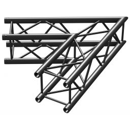 Beamz P30-C20 Truss 2 vias corner 60§ Negro