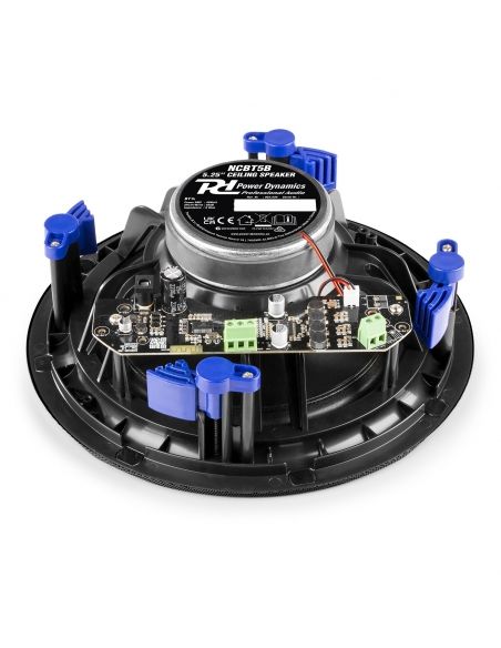 Power Dynamics NCBT5B Conjunto altavoces de techo de bajo perfil amplificados BT 5.25" Negro 952634