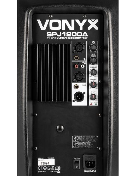 Vonyx SPJ-1200A Bafle Activo Hi-End 12" 600W 178027 - 5