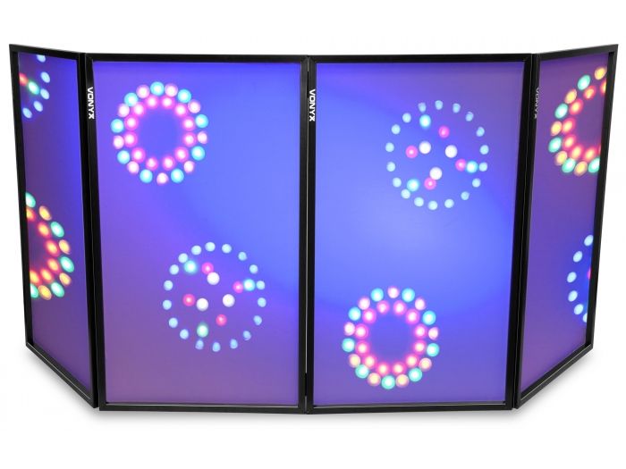 Vonyx Pantalla DJ plegable 120 x 70 (4 Paneles) | Mas Que Sonido