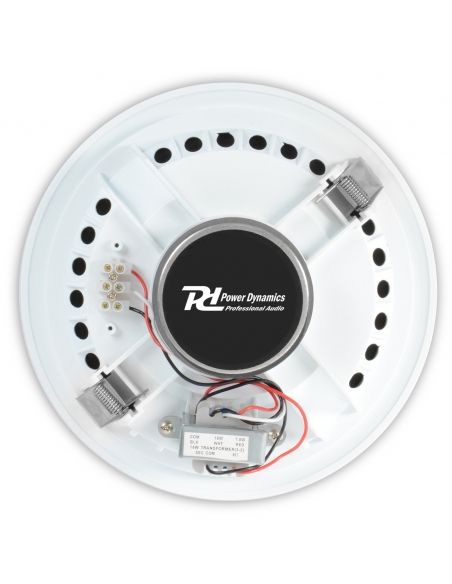 Power Dynamics Altavoz de techo 100V 8" Basic Blanco 952534 - 2
