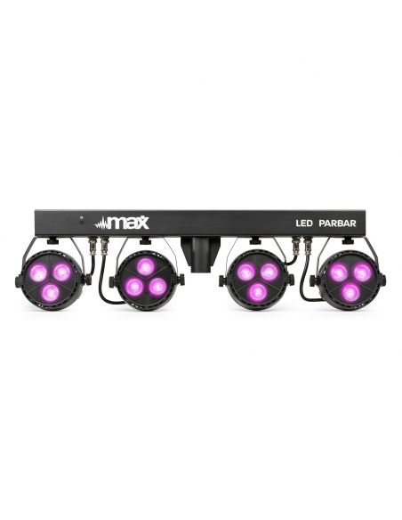 Max PartyBar4 LED PARBAR con 4 focos 3x 4-en-1 RGBW 150485 - 4