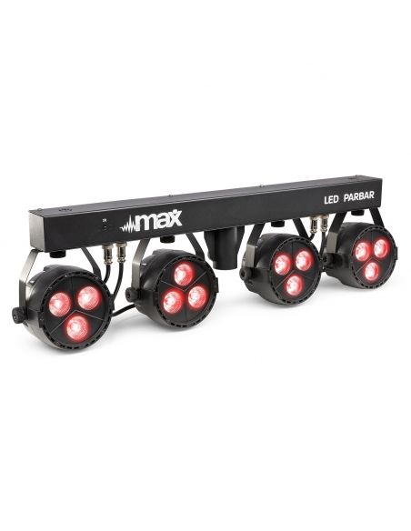 Max PartyBar4 LED PARBAR con 4 focos 3x 4-en-1 RGBW 150485 - 6