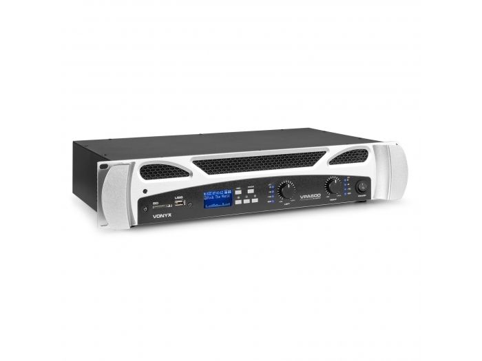 Vonyx VPA600 PA Amplifier 2x 300W MP3, BT | Mas Que Sonido